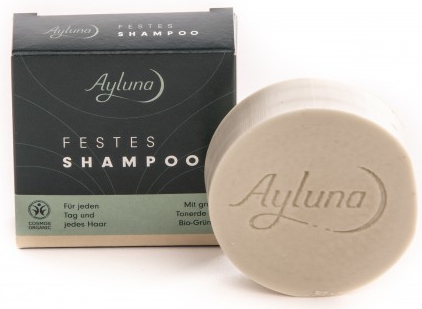 Ayluna tuhý šampon pro každý typ vlasů s extraktem z Bio zeleného čaje 60 g