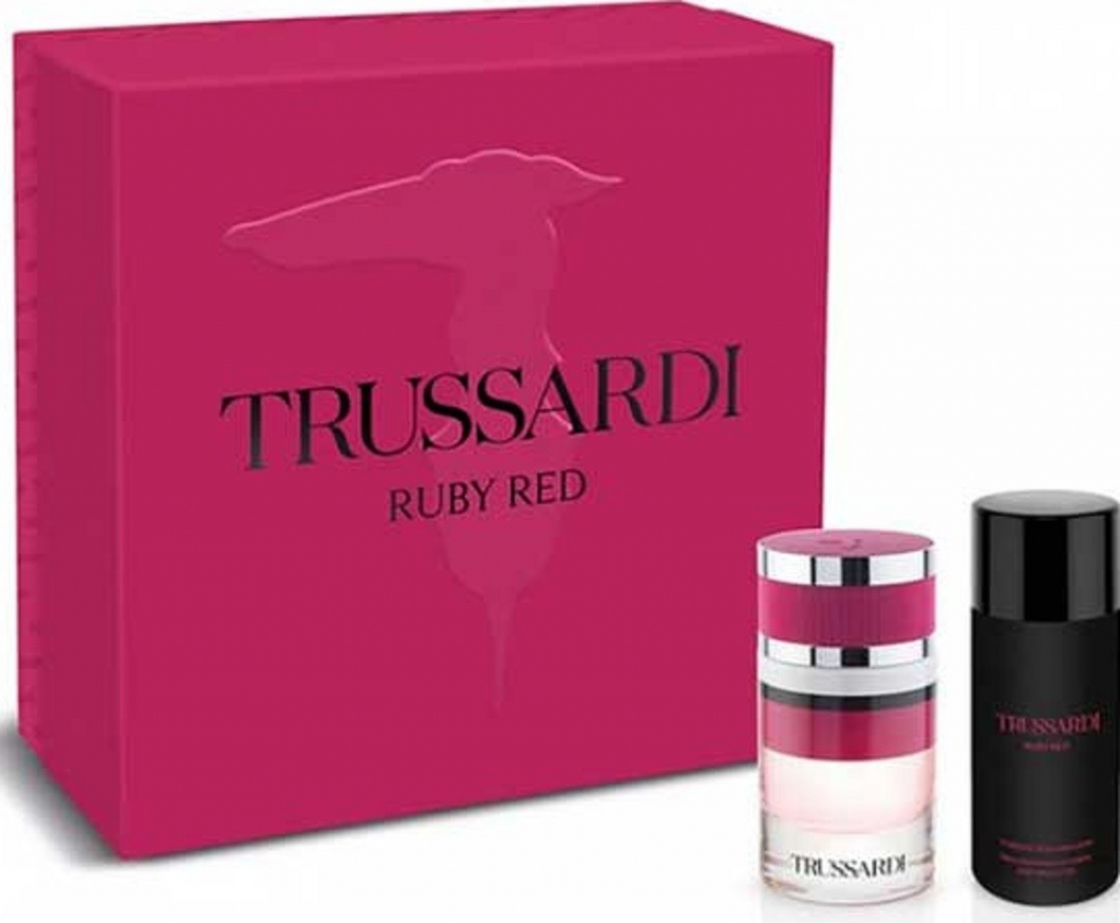 Trussardi Ruby Red EDP 60 ml + tělová emulze 125 ml, dárková sada pro ženy