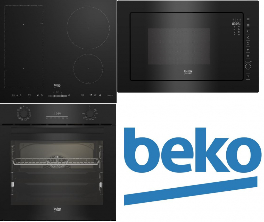 Set Beko BBIR17300BCS + HII64500UFT + BMGB25333BG