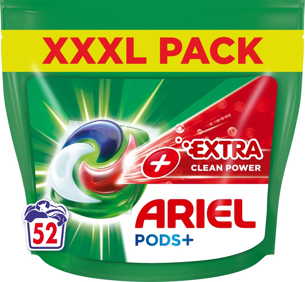 Ariel +Extra clean kapsle 52 PD