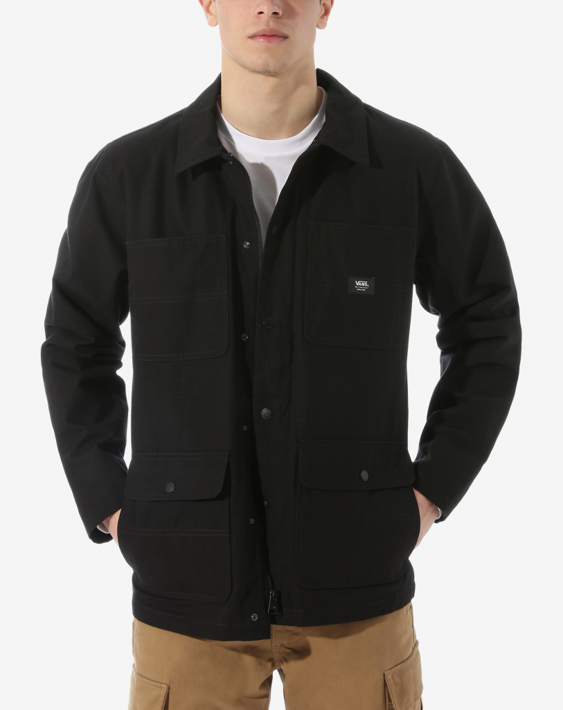 MN Drill Chore Coat black