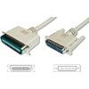 Digitus AK 158 5M prodlužovací kabel, stíněný, DB25 M / DB25 F 5m