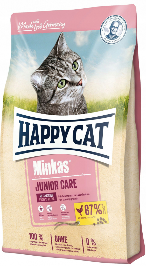 Happy Cat Minkas Hairball Control kuře 10 kg