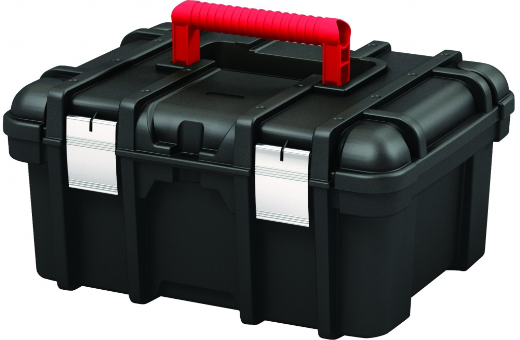 Keter POWER TOOL BOX 16\'\' černá/červená 17191708