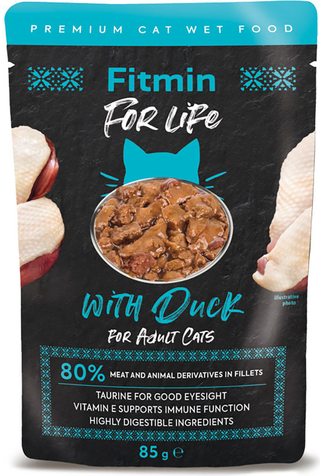 Fitmin For Life Cat Adult Duck 28 x 85 g