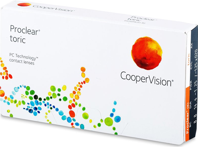Cooper Vision Proclear Toric 3 čočky