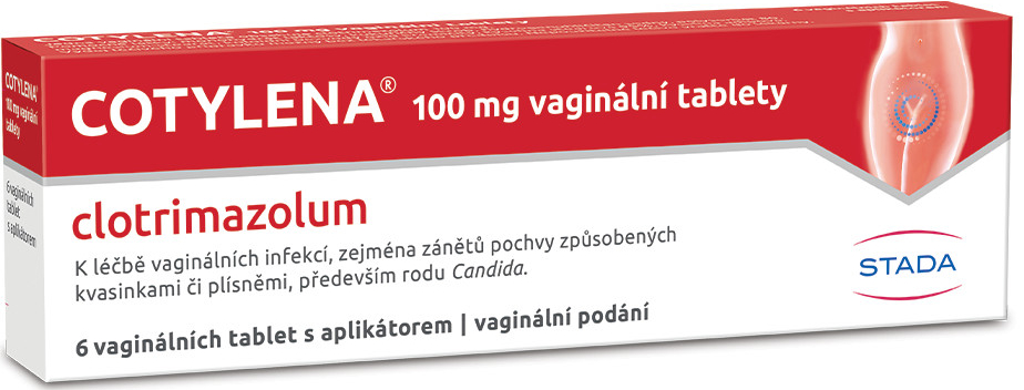 COTYLENA 100MG VAG TBL NOB 6