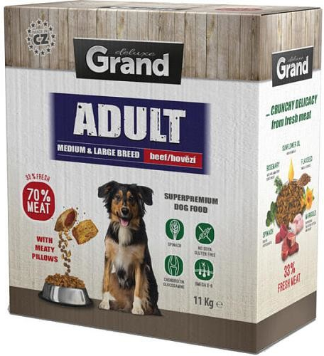 Grand Dry Adult mini&small breed hovězí 2,5 kg