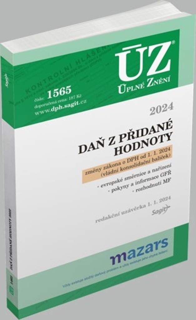 ÚZ 1565 Daň z přidané hodnoty