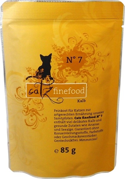 Petnature Catz Finefood 7 telecí maso 85 g