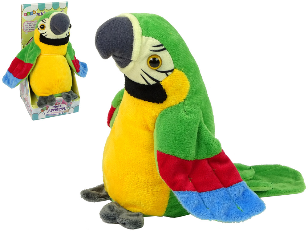mamido Interaktivní mluvící papoušek zelený