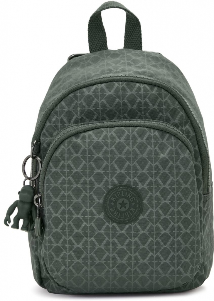 Kipling New Delia Compact Sign Green Emb 5 l