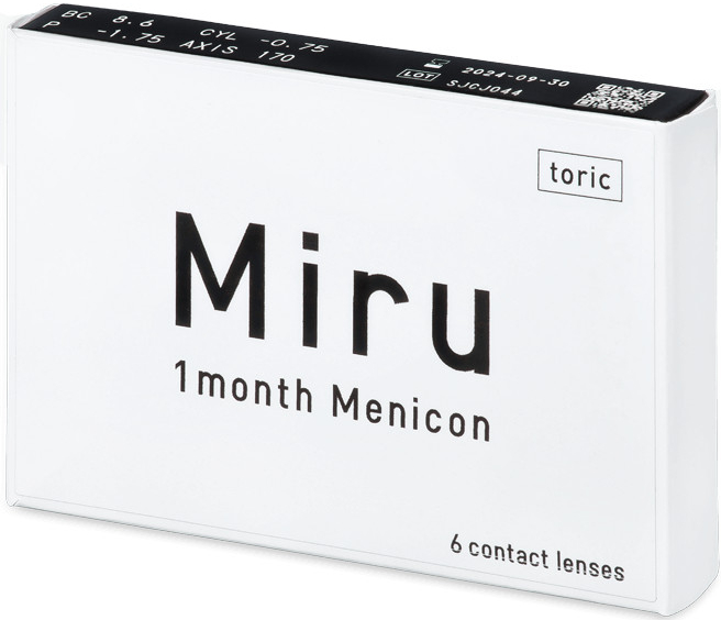 Menicon Miru 1 month toric 6 čoček