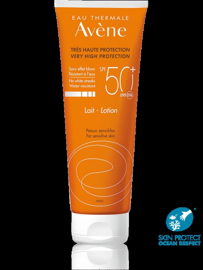 Avène Sun Sensitive mléko na opalování SPF50+ 250 ml