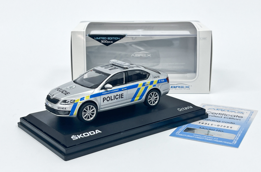 Abrex škoda Octavia III 2012 Policie ČR A04 232 1:43