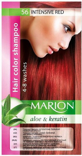 Marion Hair Color Shampoo 56 Intensive Red barevný tónovací šampon intenzivní červená 40 ml