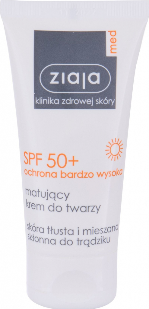 Ziaja Med Protecting Protivráskový krém na opalování pro suchou pleť SPF50+ UVA + UVB 50 ml