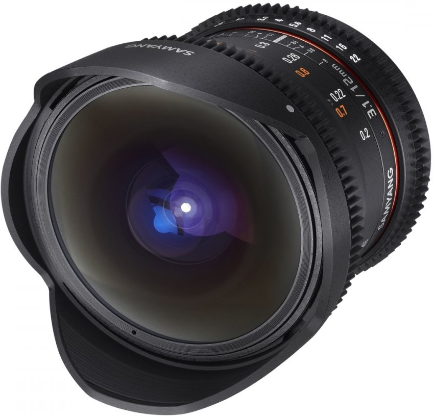 Samyang 12mm T3.1 VDSLR ED AS NCS Fisheye Canon EF