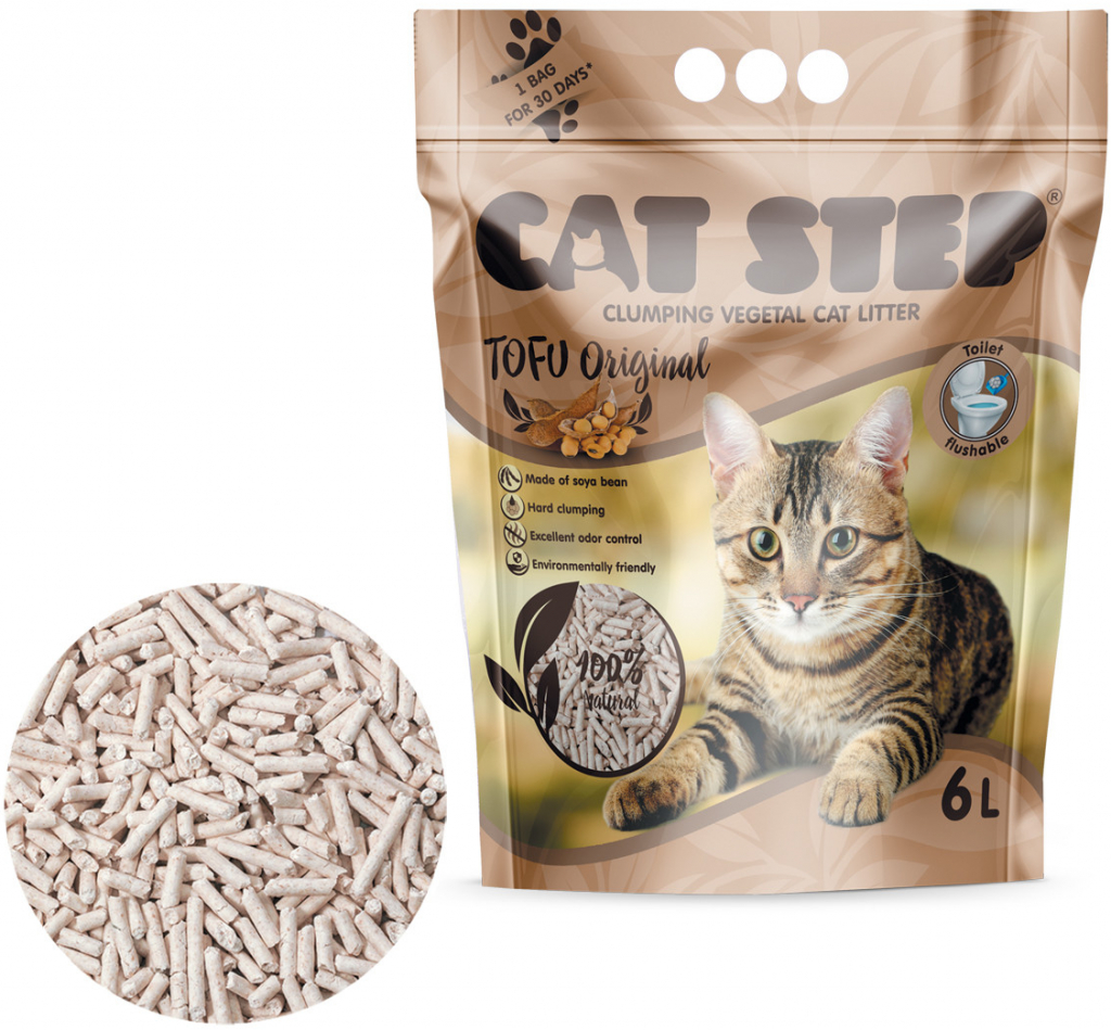 Cat Step Tofu Original 5,4 kg 12 l