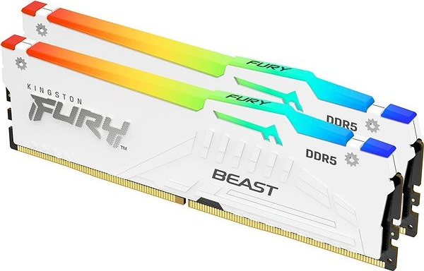 Kingston FURY 64GB KIT DDR5 6000MHz CL36 Beast White RGB EXPO KF560C36BWEAK2-64