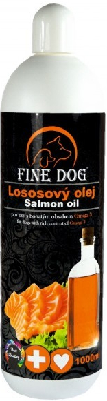 Fine Dog Lososový olej 1000 ml