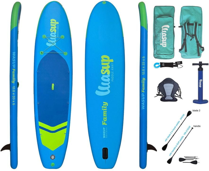 Paddleboard Wasup Family 12.0x33x6 set