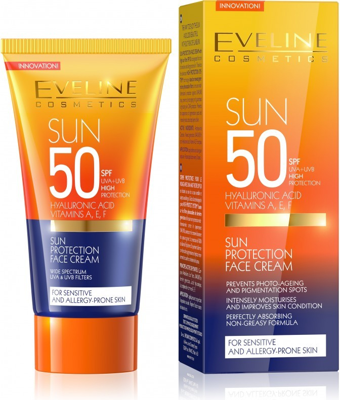 Eveline Cosmetics Sun Care tónovaný krém na obličej SPF50 50 ml