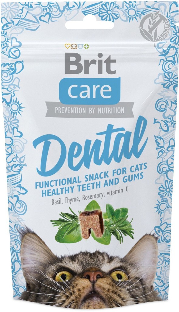 Brit Care Cat Snack Dental 50 g