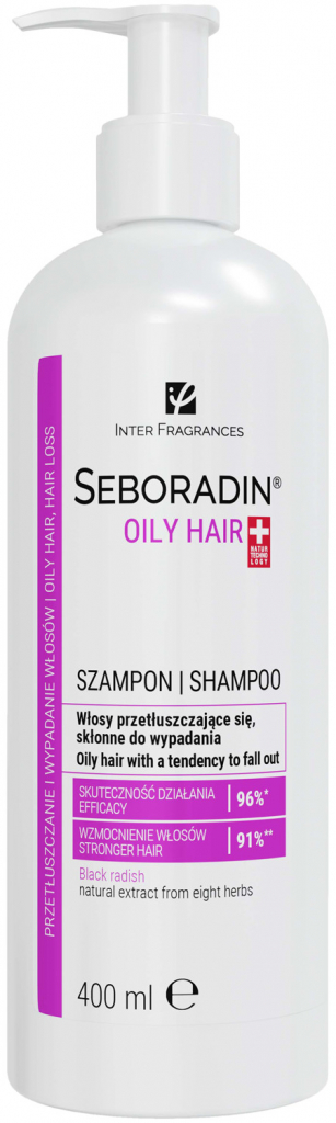 Seboradin Oily Hair šampon na mastné vlasy 400 ml