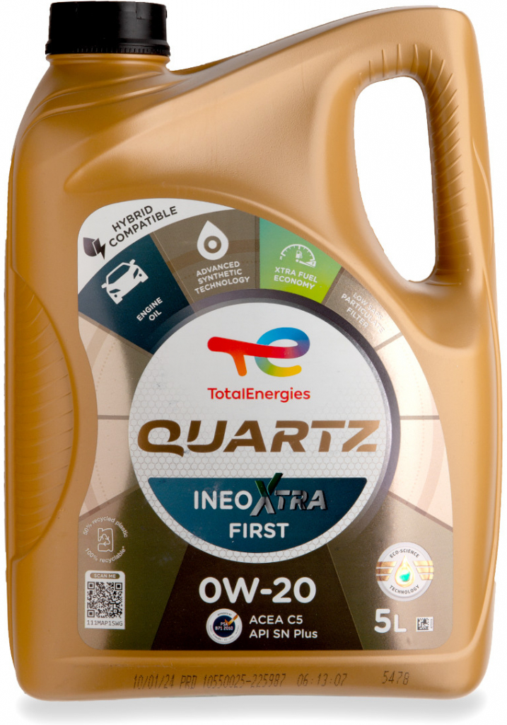 Total Quartz INEO Xtra First 0W-20 5 l
