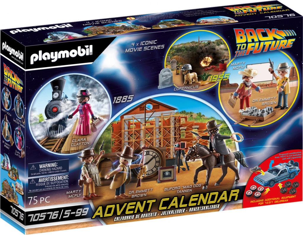 PLAYMOBIL 70576 Adventní kalendář Back To The Future III