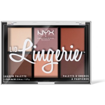 NYX Professional Makeup Lid Lingerie paletka 6 přechodových stínů 01