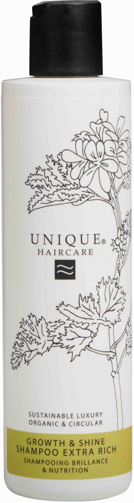 Unique Beauty Growth & Shine šampón na suché a poškozené vlasy 250 ml