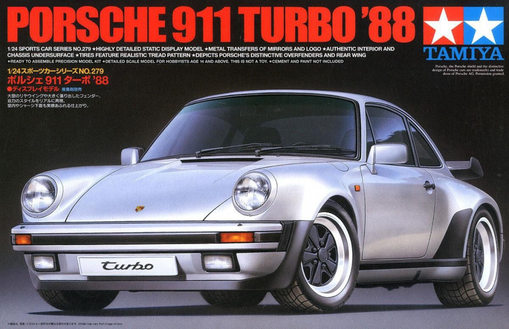 Welly Porsche 911 Turbo 3 Žlutá 1:24