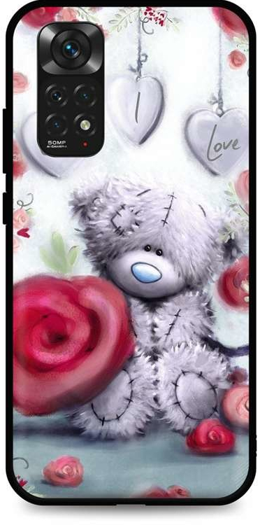 Pouzdro TopQ Xiaomi Redmi Note 11 silikon Teddy Bear