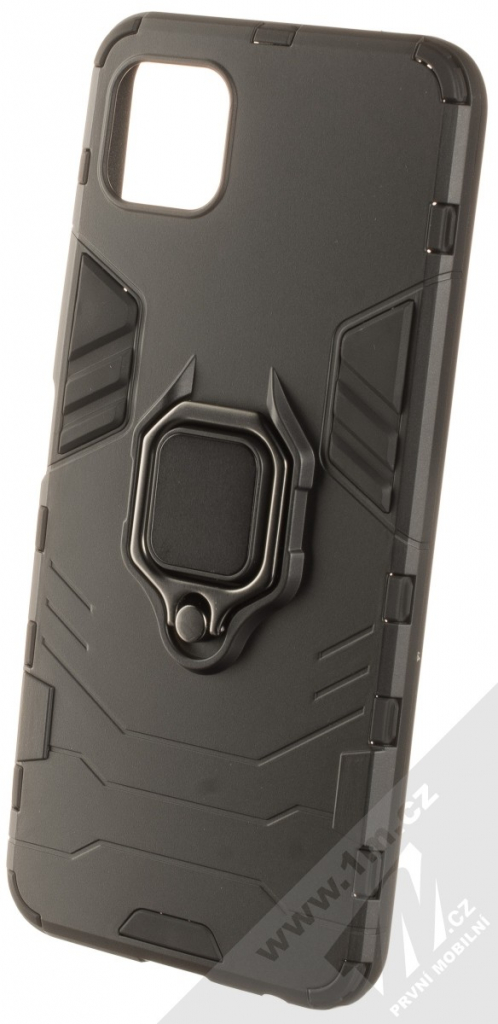 Pouzdro 1Mcz Armor Ring odolné ochranné s držákem na prst Samsung Galaxy A22 5G černé
