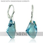 Náušnice Kámen S Aquamarine / Ag