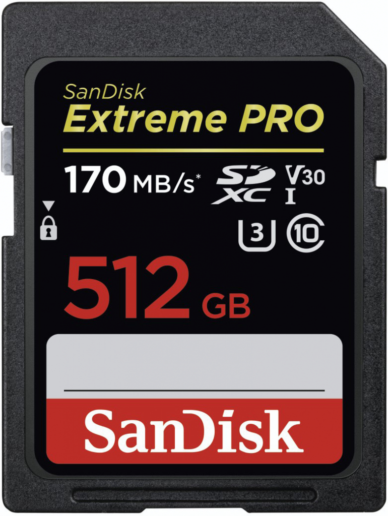 SanDisk SDXC UHS-I U3 512 GB SDSDXXY-512G-GN4IN