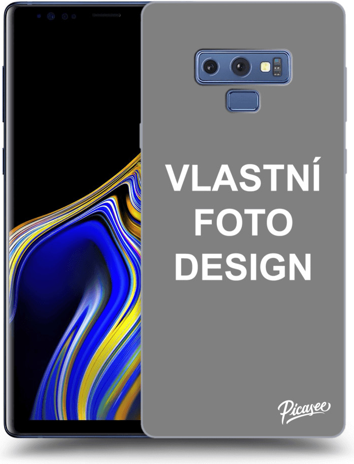 Pouzdro Picasee silikonový Samsung Galaxy Note 9 N960F - Vlastní design/motiv černé