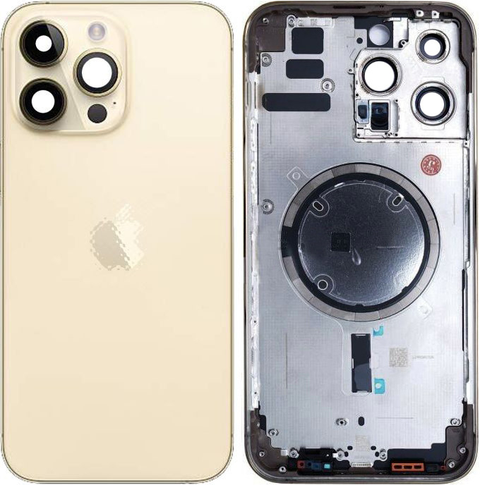 Kryt Apple iPhone 14 Pro Max - Zadní Housing (Gold), zlatý