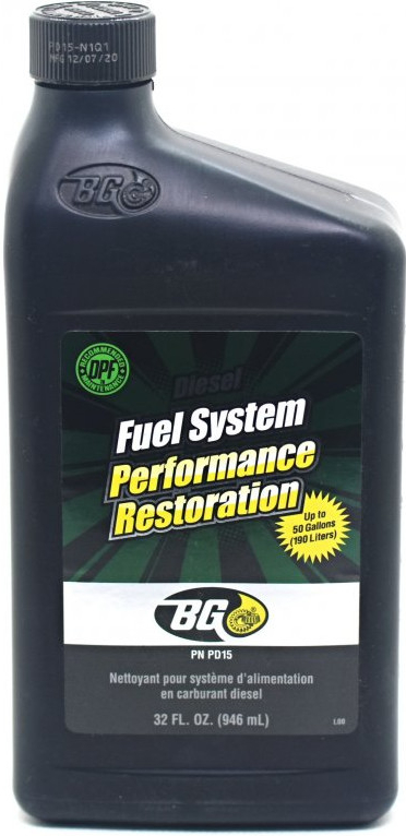 BG PD1532 Diesel Fuel System Performance Restoration 946 ml