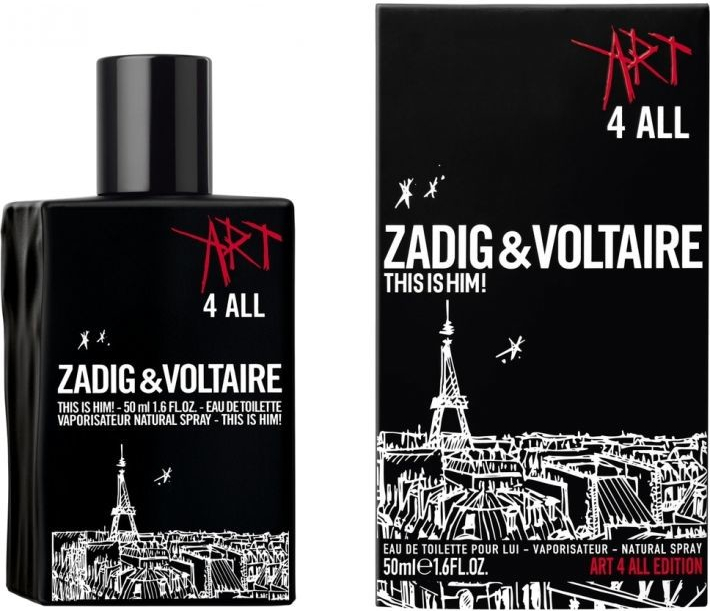 Zadig & Voltaire This is Him! Art 4 All Edition toaletní voda pánská 50 ml