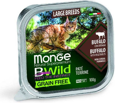 Monge BWild Cat Large Breed Buvol 100 g