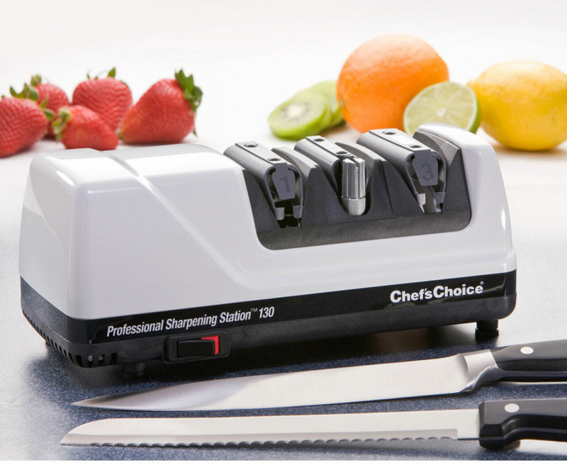 ChefsChoice elektrická bruska na nože 3-stupňová M130 - Bíla CC-M130-0M0
