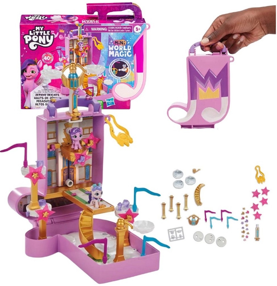 Hasbro My Little Pony Mini World Magic Zephyr Heights Hrací sada v kufříku