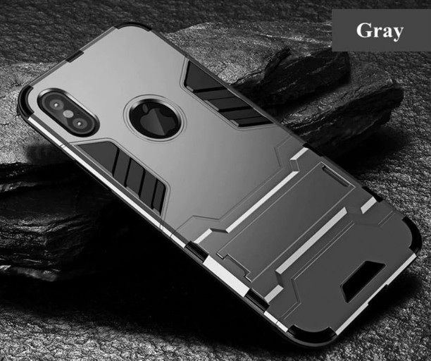 Pouzdro ARMOUR KICKSTAND ODOLNÝ APPLE IPHONE XR Šedé