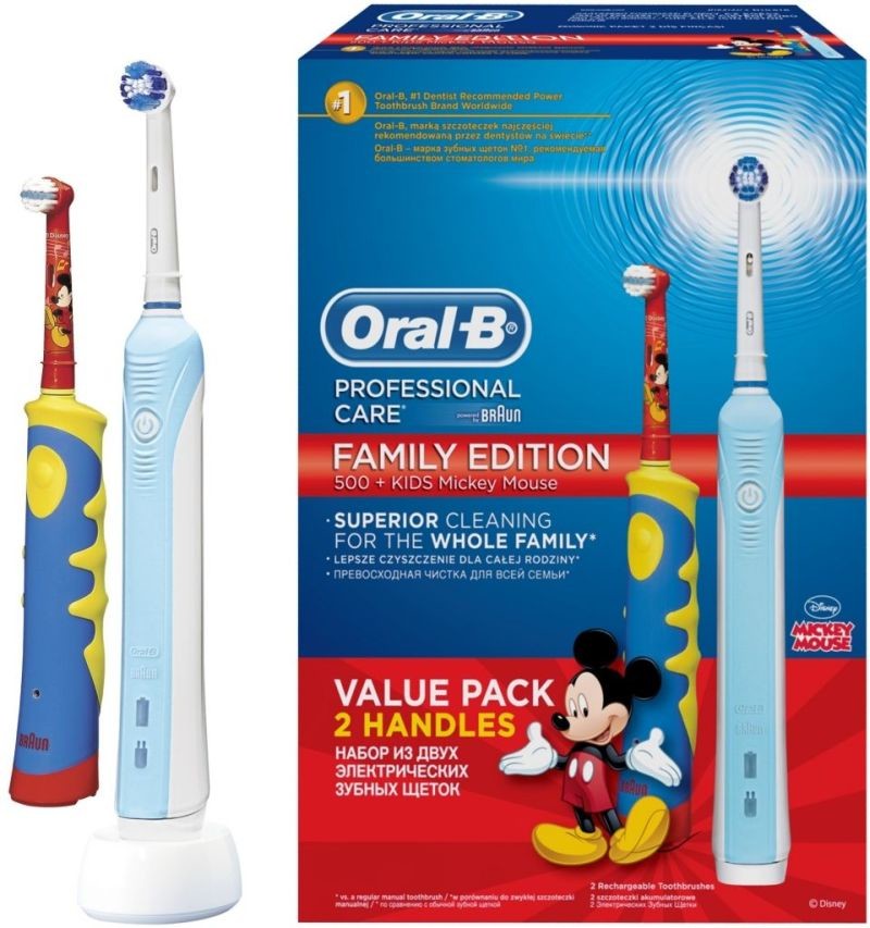 Oral-B Precision Clean 500 + Mickey D10K