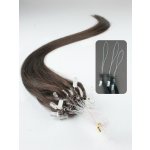 Vlasy pro metodu Micro Ring / Easy Loop / Easy Ring / Micro Loop 50cm – tmavě hnědé