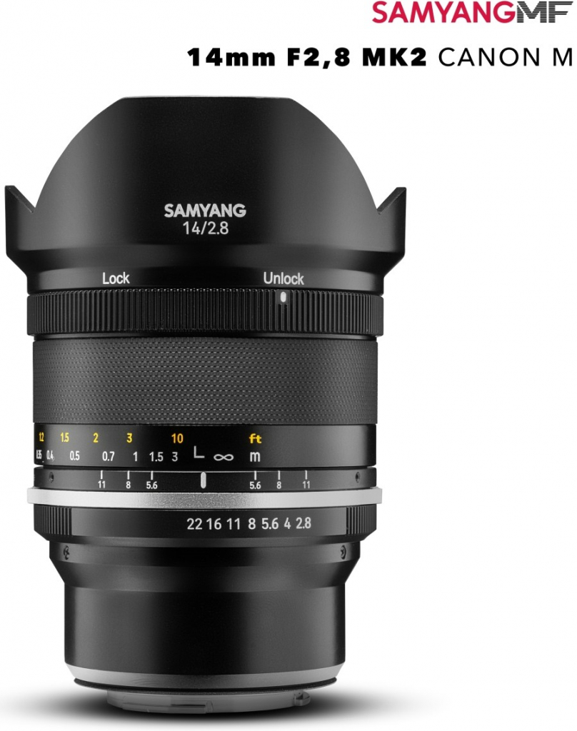 Samyang 14mm f/2.8 MK2 Canon M