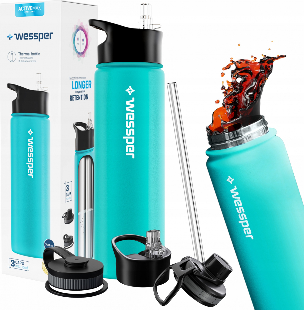 Wessper ActiveMax Steeline modré 700 ml